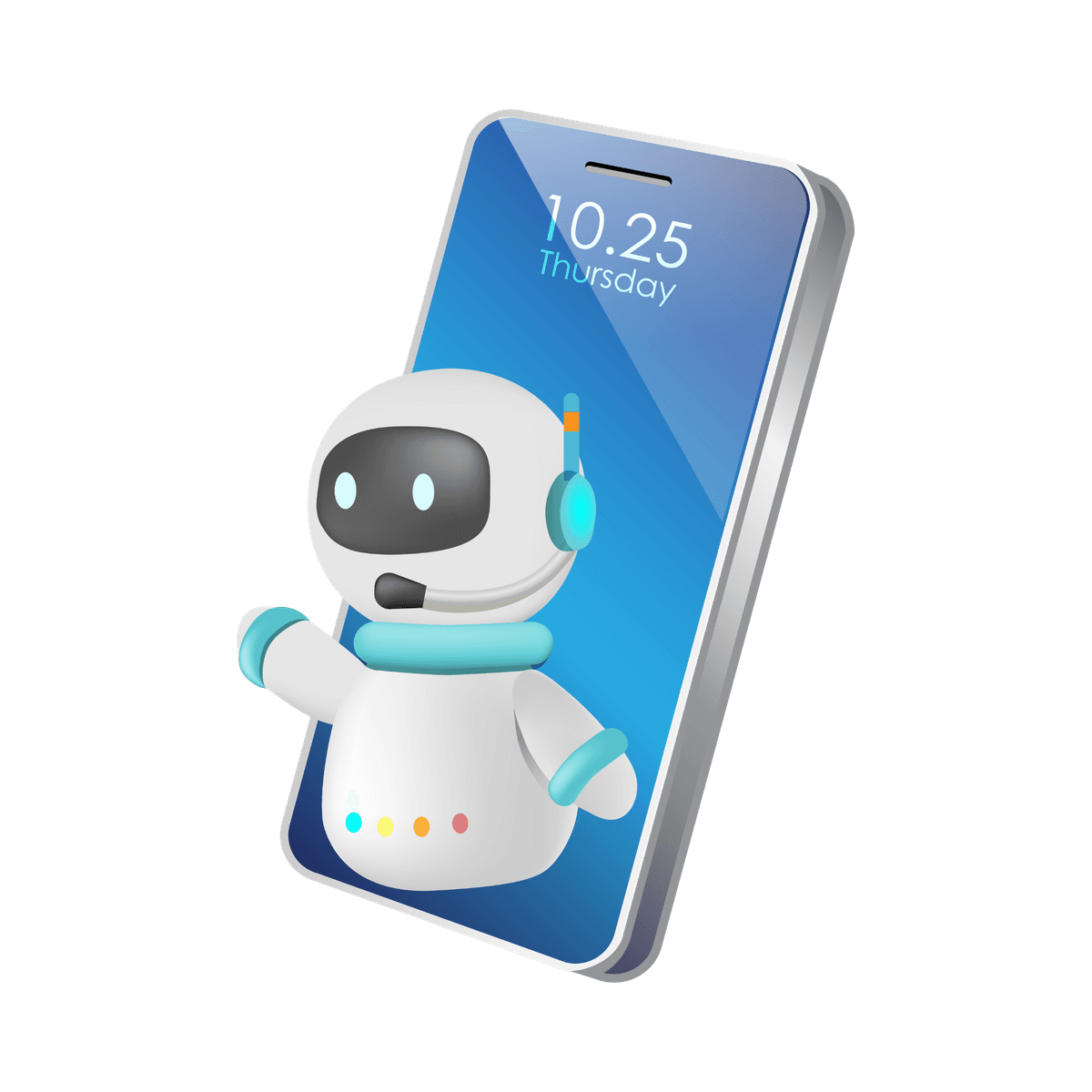 Robot waving hello